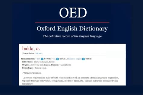 baklas in english|Oxford English Dictionary’s Word of the Day: Bakla.
